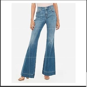 Express Stretch High Rise Bell Flare Jeans